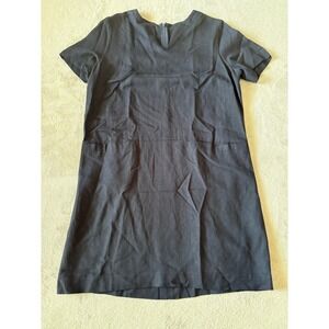 Pinch Size S Black‎ Mini Dress Short Sleeve Pockets Casual Summer Dress